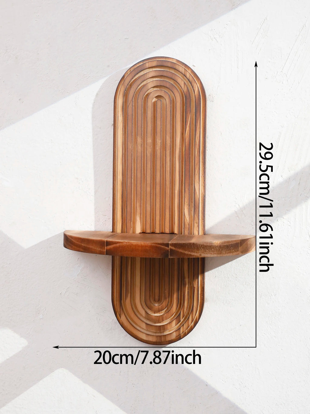 étagère bois ancien 1 pièce bohoo - C