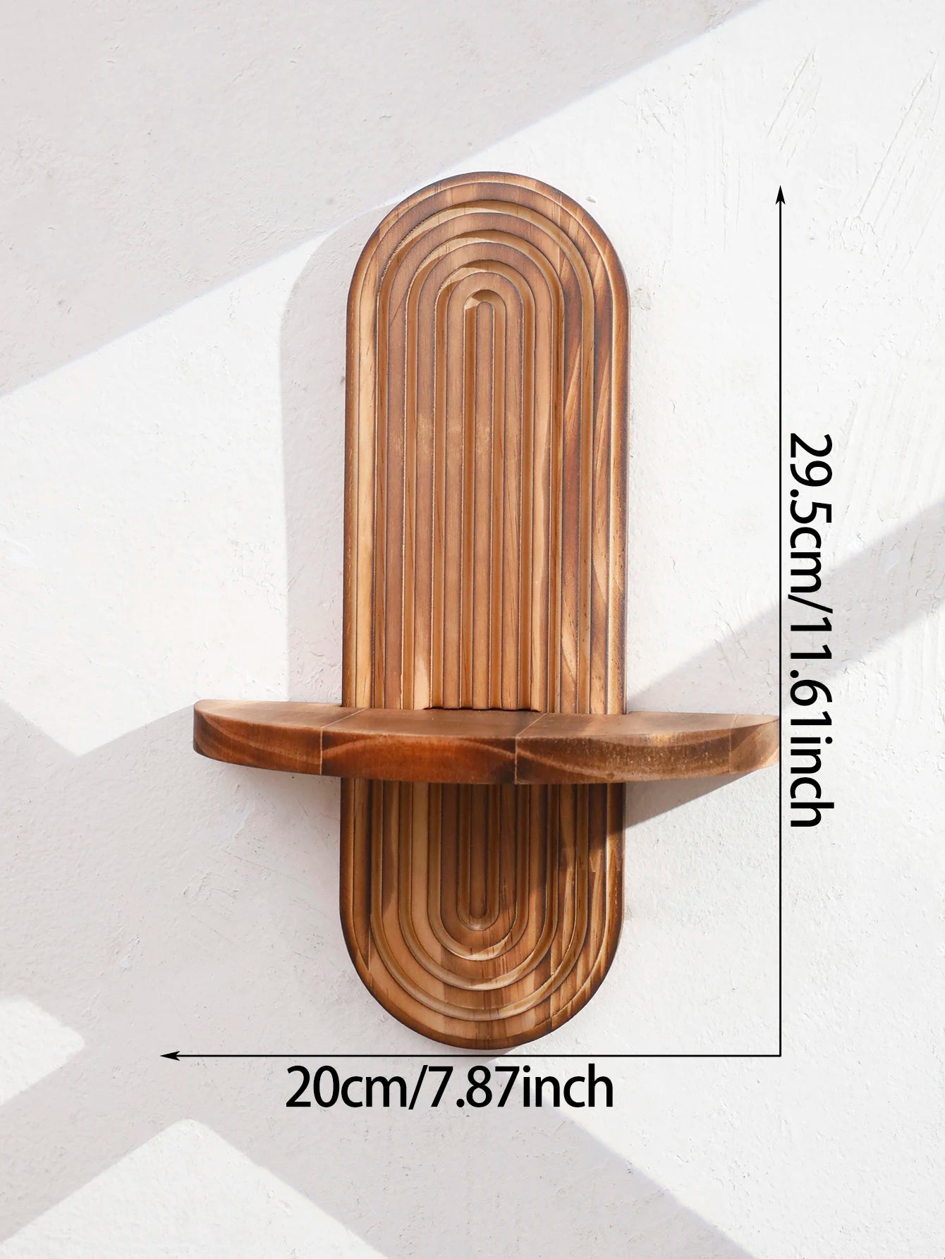 étagère bois ancien 1 pièce bohoo - C