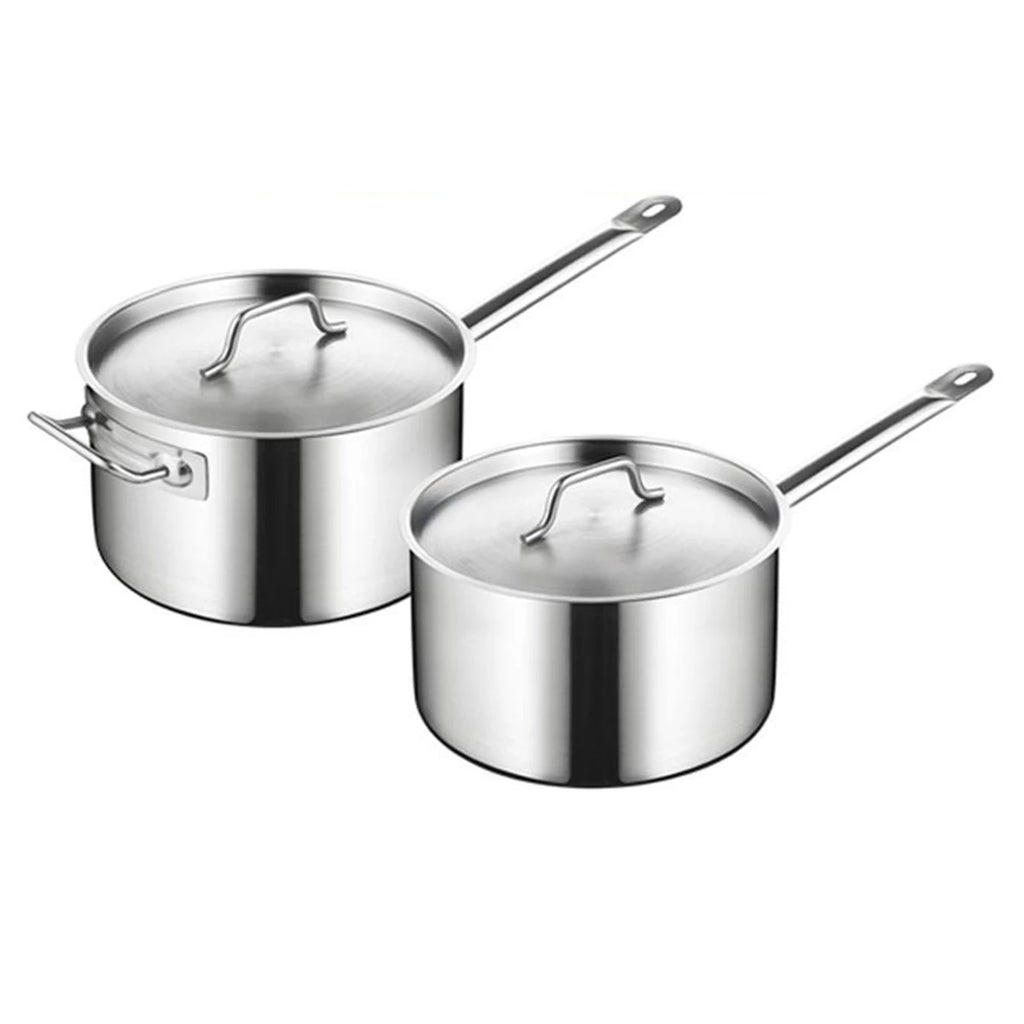 Casserole inox 20cm à couvercle moderne -