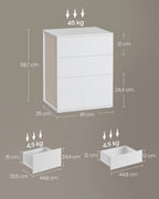 Table de nuit vasagle à montage ultra rapide -
