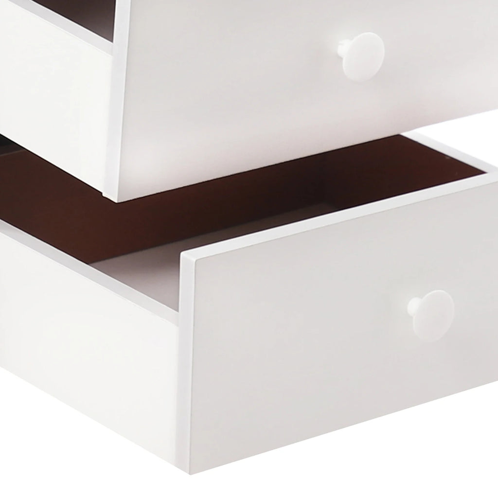 Mini Table de nuit avec poignée et 3 tiroirs -