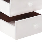 Mini Table de nuit avec poignée et 3 tiroirs -