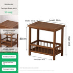 Table de nuit en bambou massif 1 pc - C1