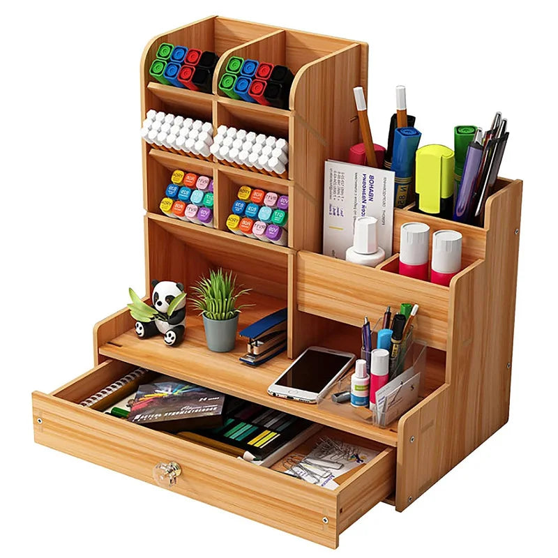 étagère bureau en bois massif DIY -
