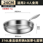 Poêle inox induction germaine en acier - 24cm