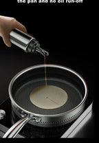 Poêle inox antiadhésif haut de gamme -