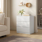 Meuble de rangement pour chambre blanche 60x70x40cm -