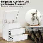 Table de chevet originale avec 2 tiroirs -