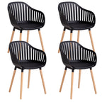 Chaise salle à manger plastique originale 4 ensembles -