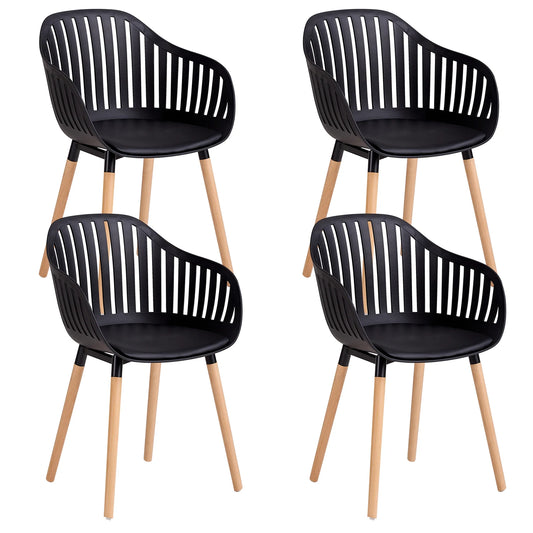 Chaise salle à manger plastique originale 4 ensembles -