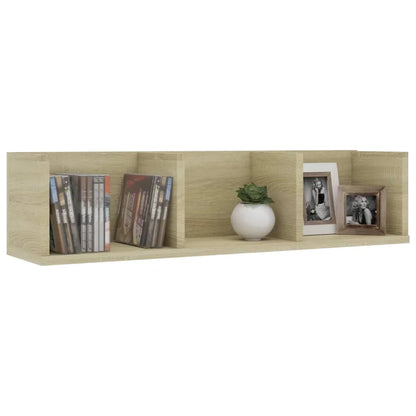 étagère murale bois en 3 parties 75x18x18 cm -