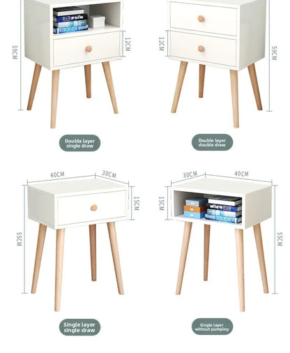 Table de nuit simple pour petit appartement de luxe -