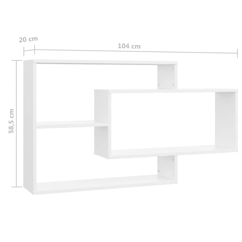 étagère murale chambre ou salle de bain 104x20x58.5 cm -