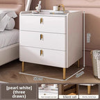 Table de chevet cube haut de gamme avec tiroir de luxe - Three draw I