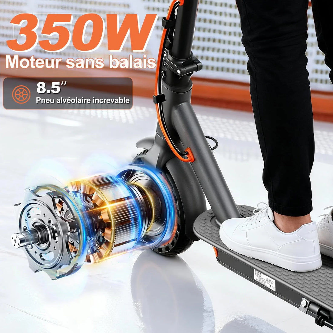 Trottinette électrique adulte Todimart avec APP Mobile  25km/MAX