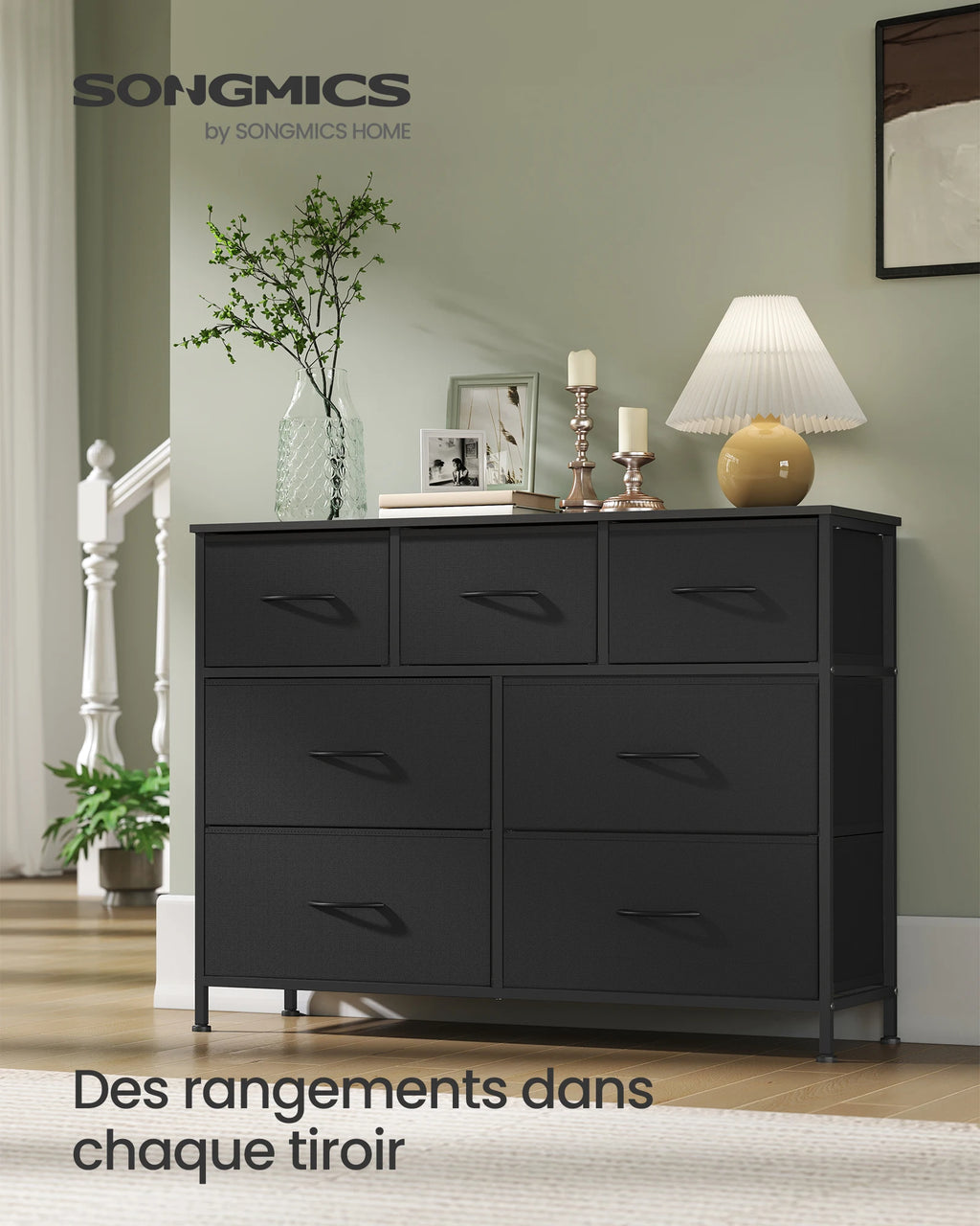 Meuble de rangement pour entrée en panneaux MDF -