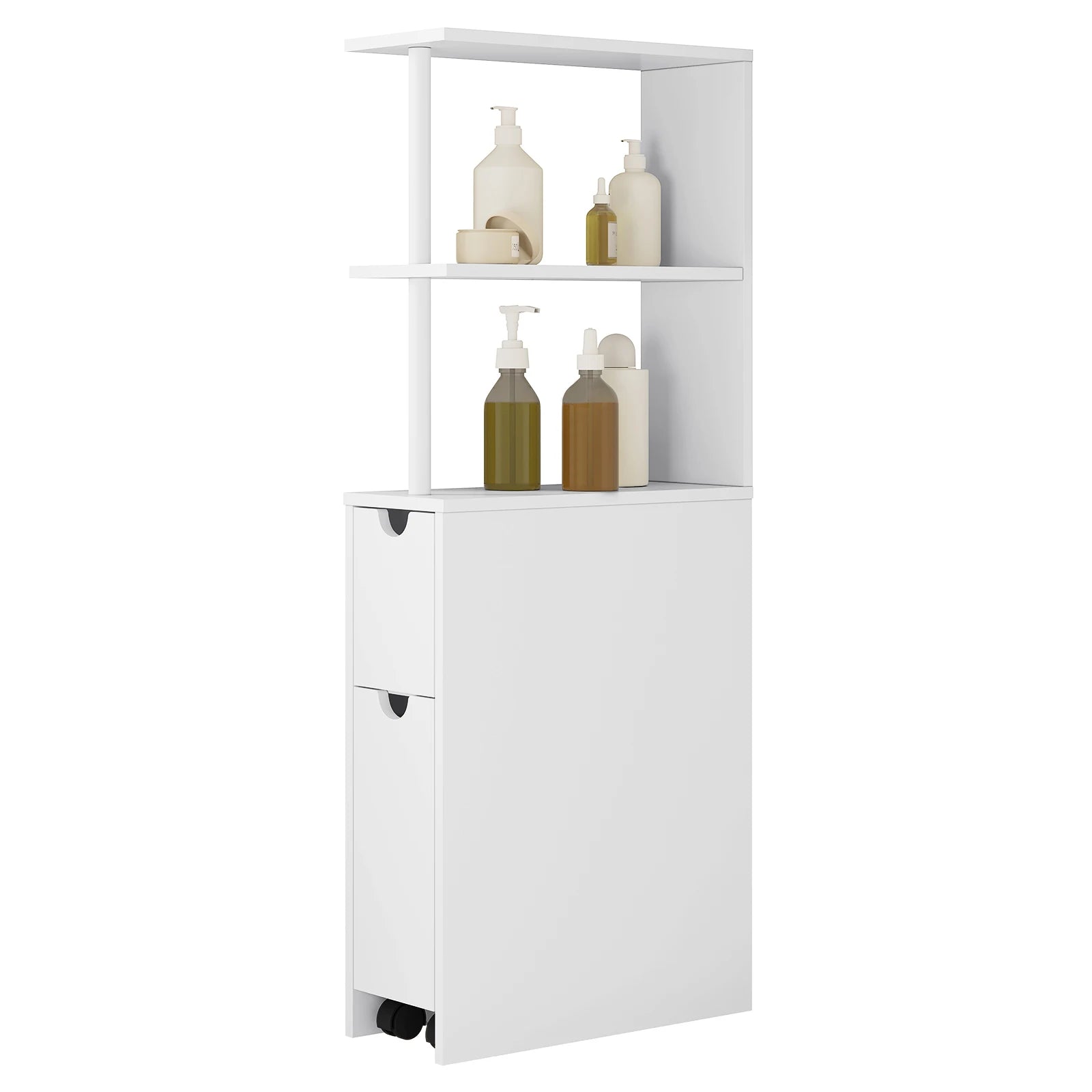 Meuble de rangement niche étroite de salle de bain -