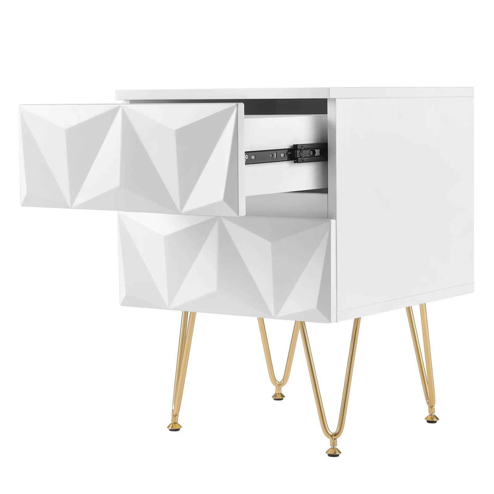 Table de chevet dimension 40x53x40cm décorative moderne -