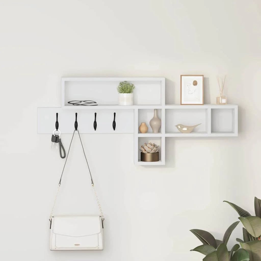 étagère murale bois naturel 100 x 12 x 43.5 cm -