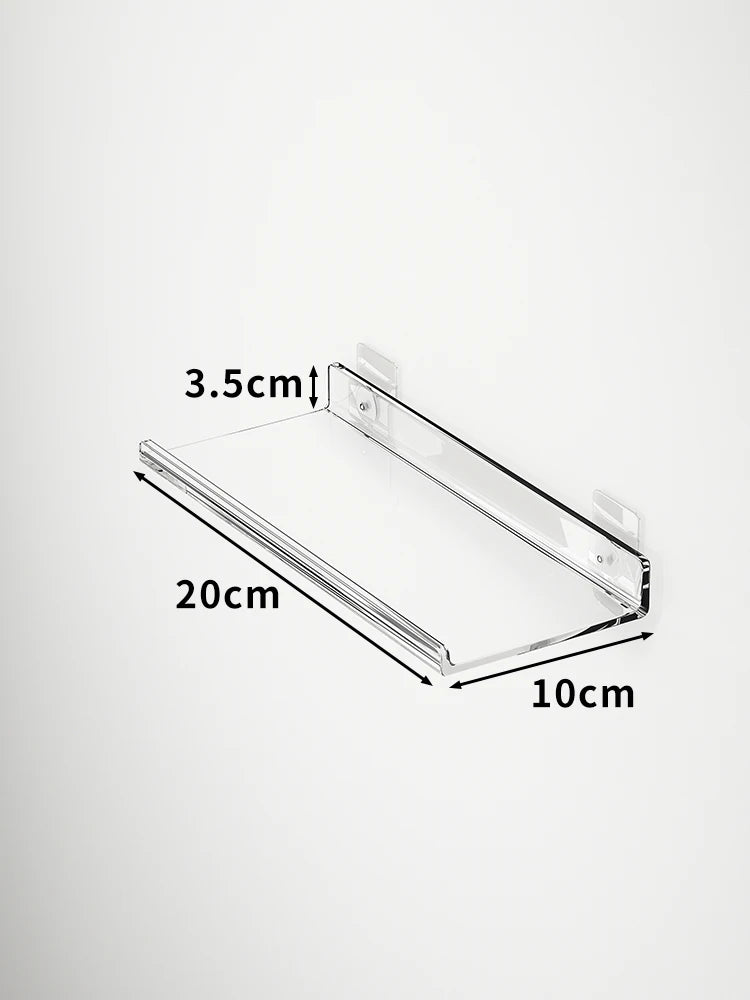 étagère murale pour salon et salle de bain - U 20x10cm