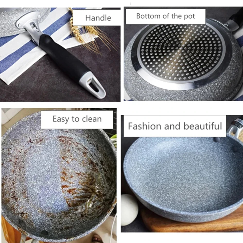 Poêle céramique de 28cm Durable flexible et pratique -