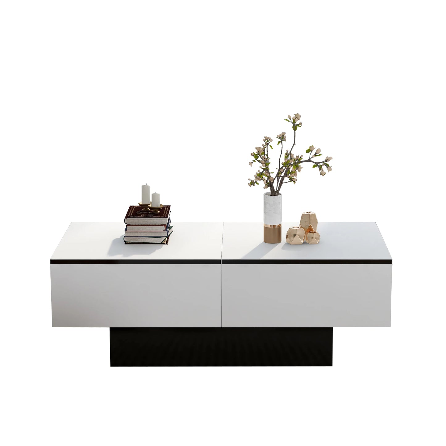 Table basse modulable sur le coté -