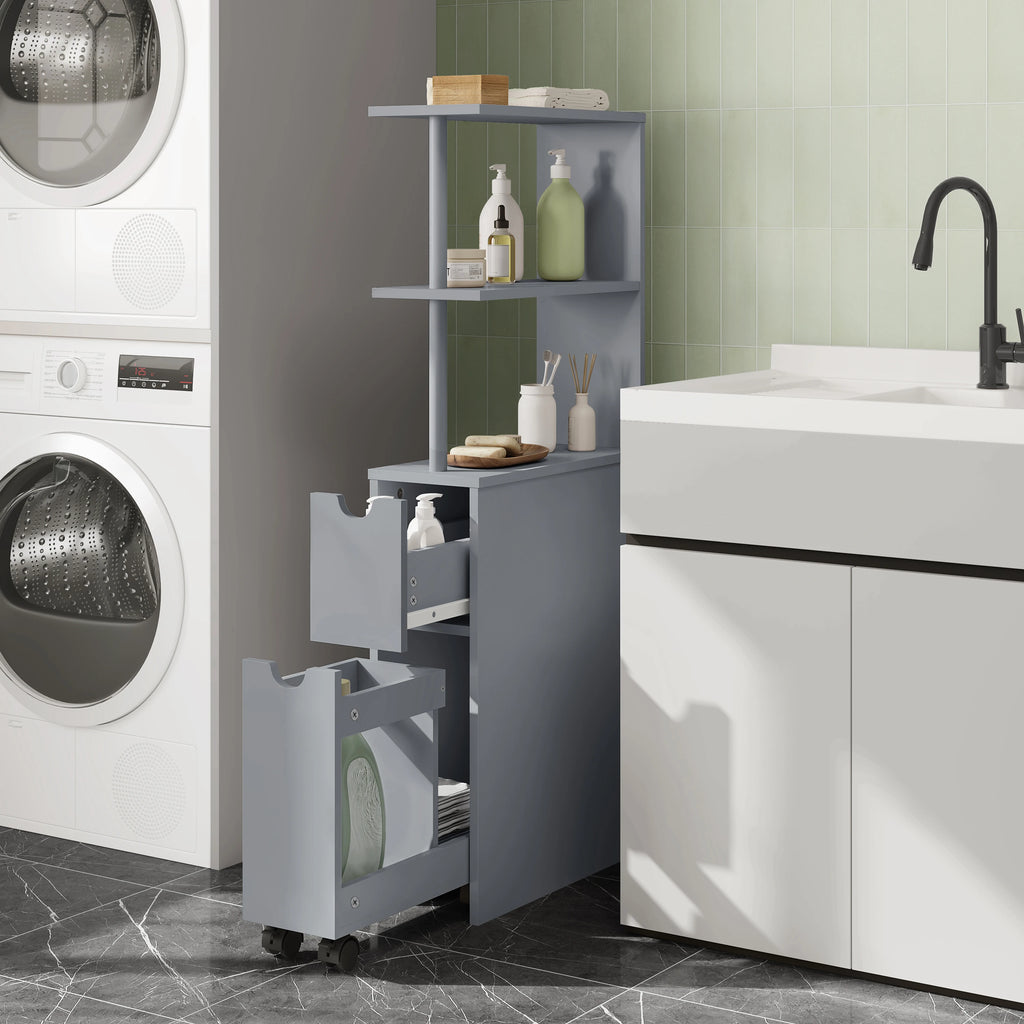 Meuble de rangement niche étroite de salle de bain -