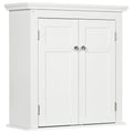 Petit meuble de rangement chambre de couleur blanche 58x24x60 cm - Meuble de rangement