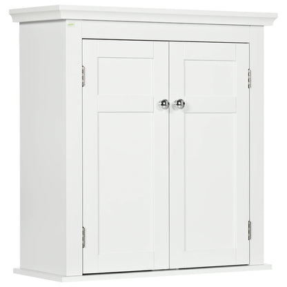 Petit meuble de rangement chambre de couleur blanche 58x24x60 cm - Meuble de rangement