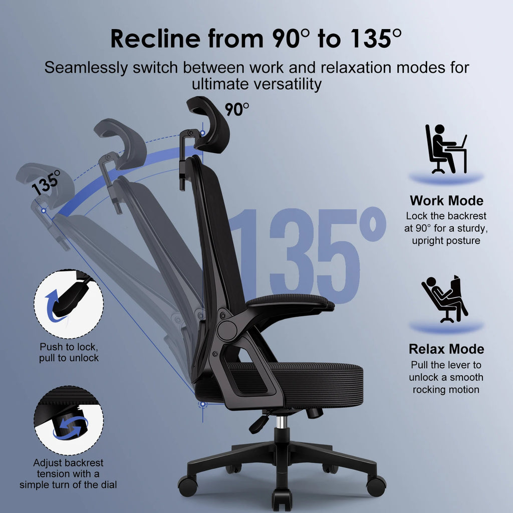 Chaise de bureau discount confortable -