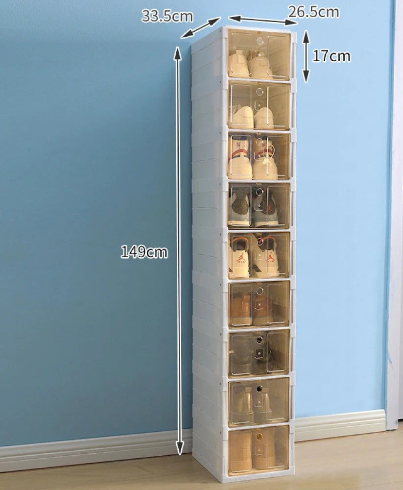 Meuble à chaussure haut minimaliste -