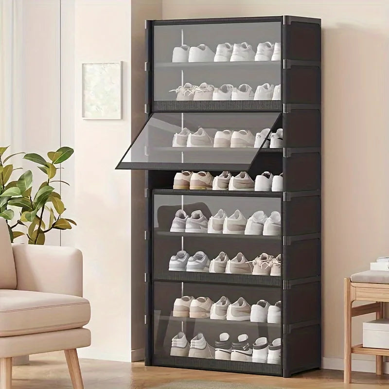 Meuble à chaussure noir tendance -