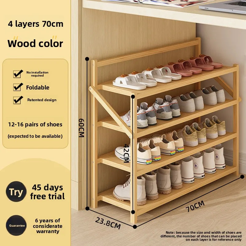 Meuble à chaussure palette artisanale - 4C 70cm-Bois