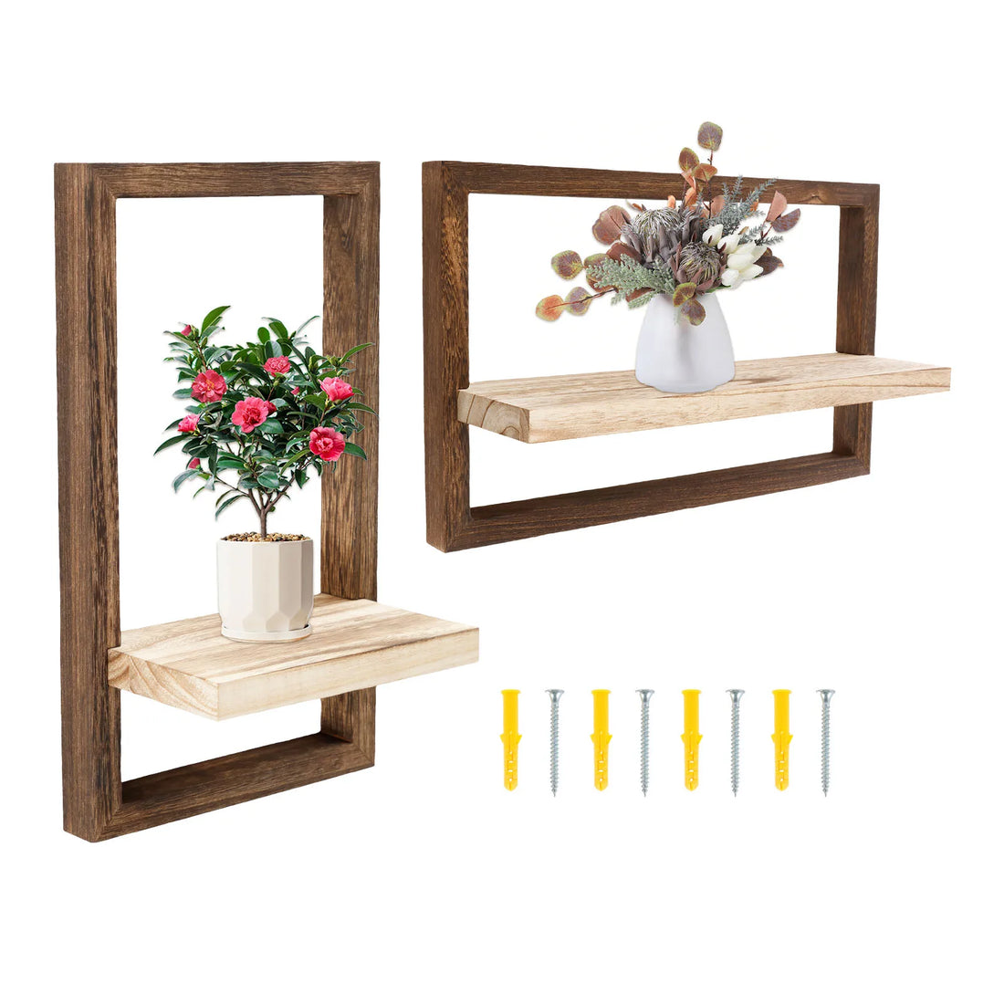 étagère murale carré 2 Pcs -