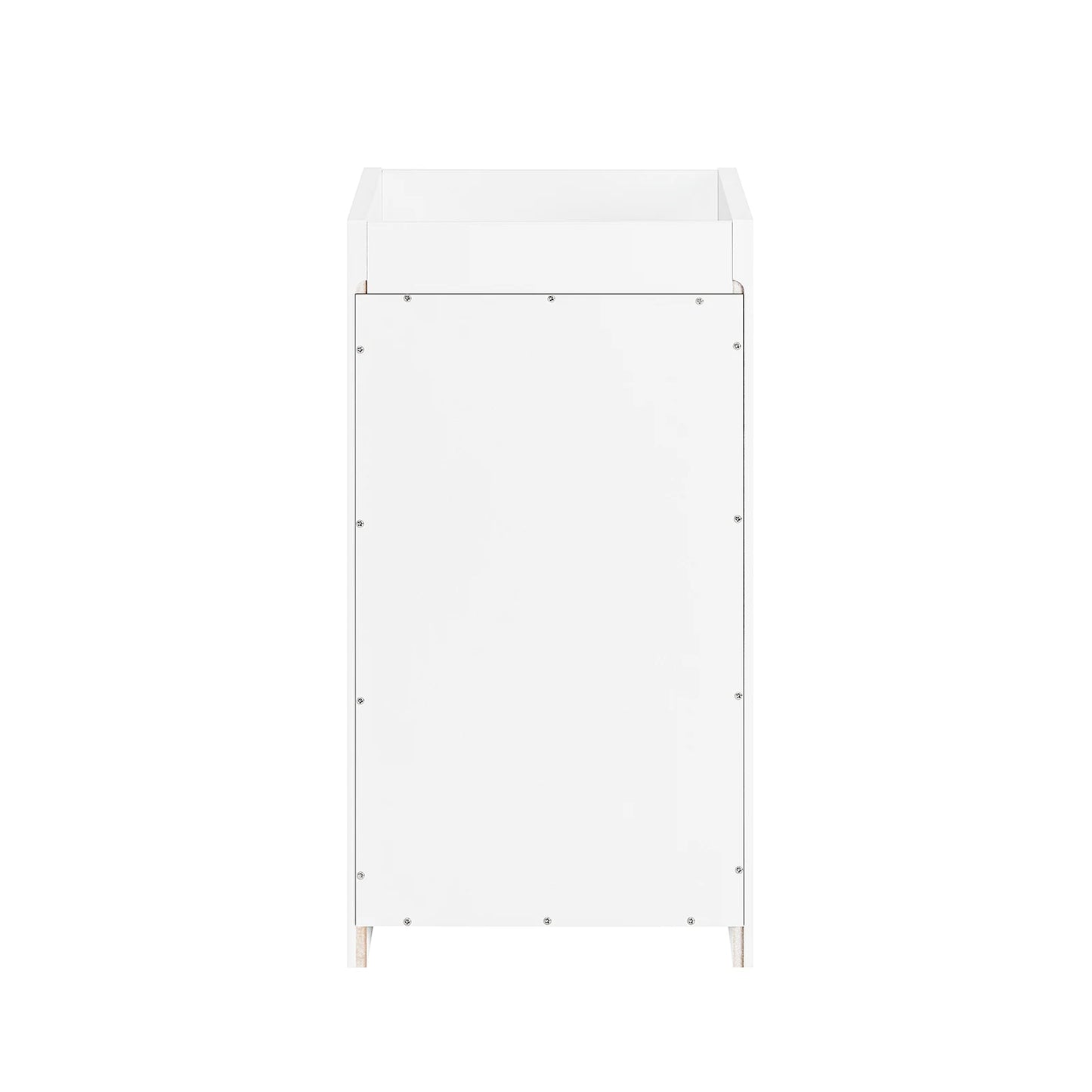 Table de chevet blanche simple pour livre -