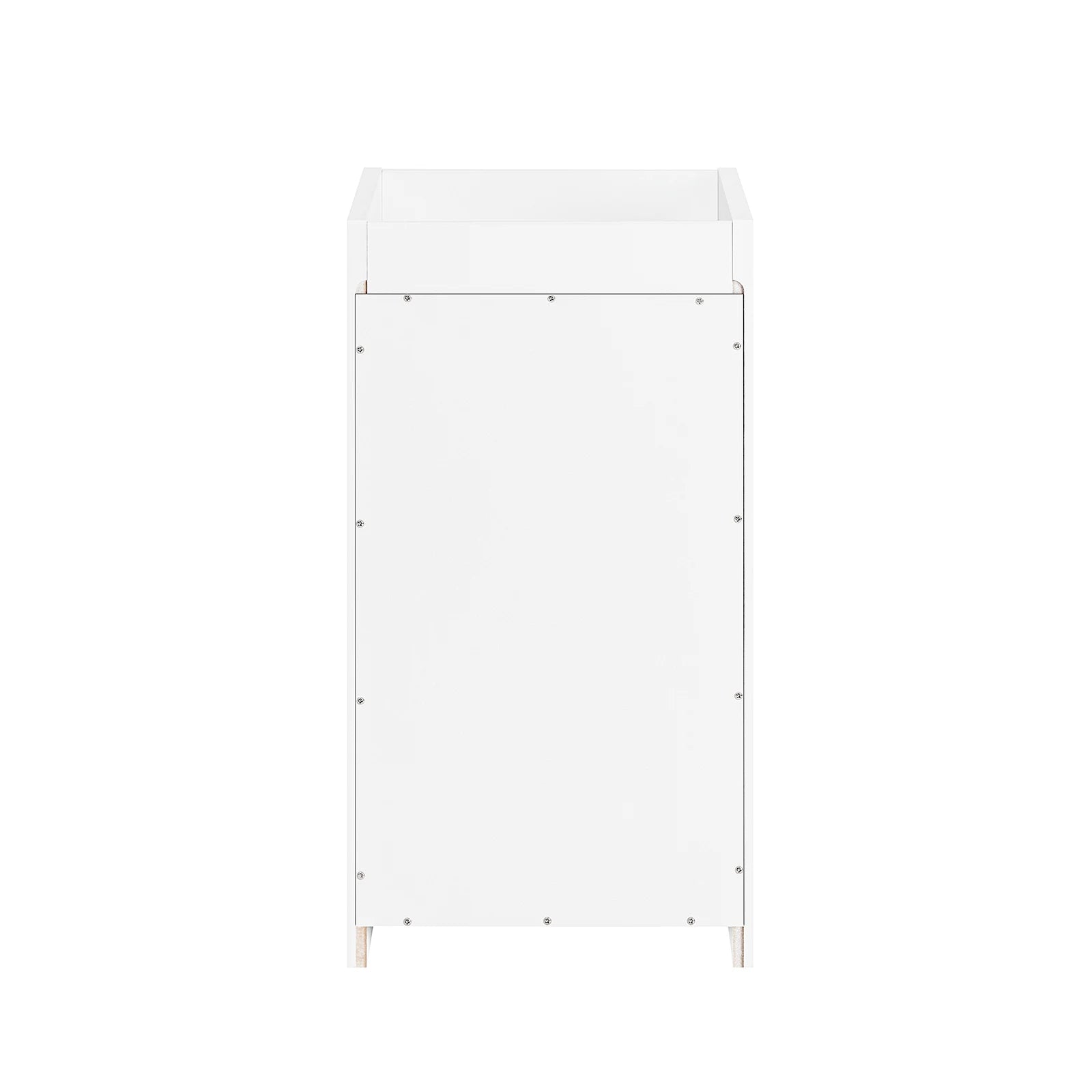 Table de chevet blanche simple pour livre -