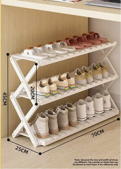 Meuble à chaussure palette artisanale - 3C-70cm-Blanc