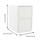 Table de nuit étroite et résistante à l'usure avec 3 tiroirs -