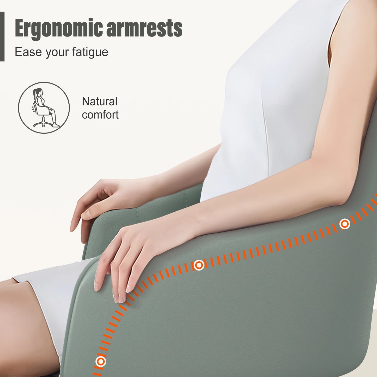 Chaise de bureau haut de gamme ajustable -