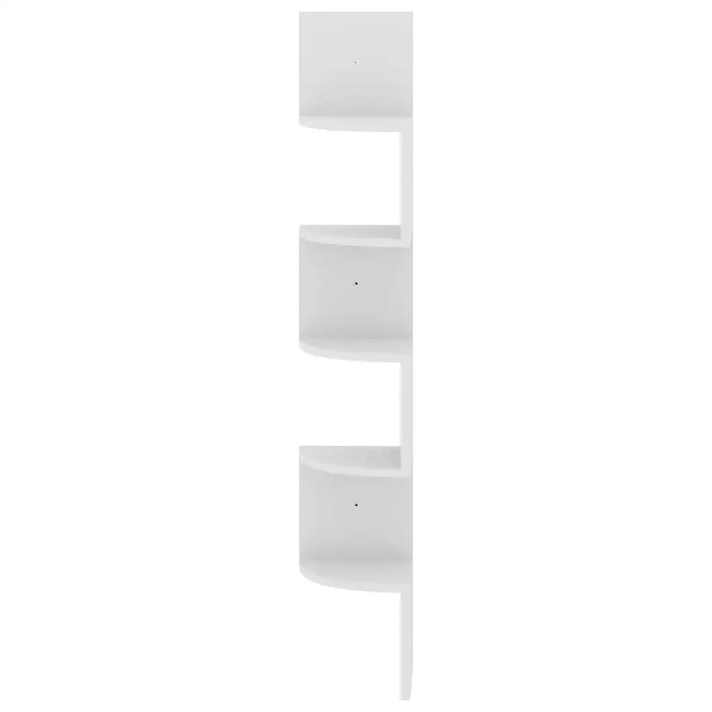 étagère murale d'angle 19x19x123 cm -