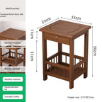 Table de nuit en bambou massif 1 pc - A2