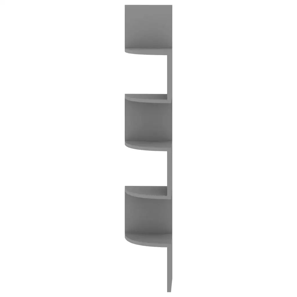 étagère murale d'angle 19x19x123 cm -