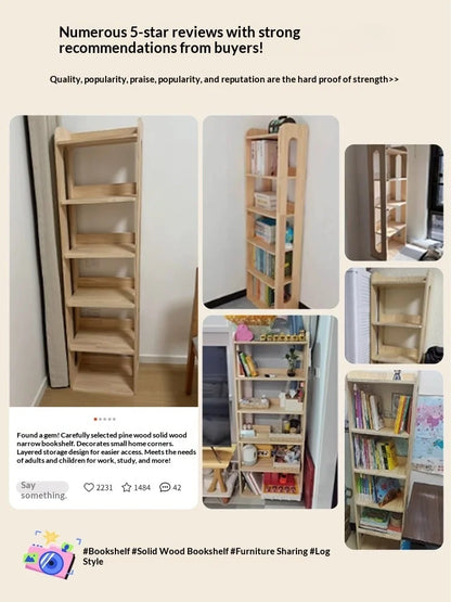 Étagère livre moderne industrielle de taille moyenne -