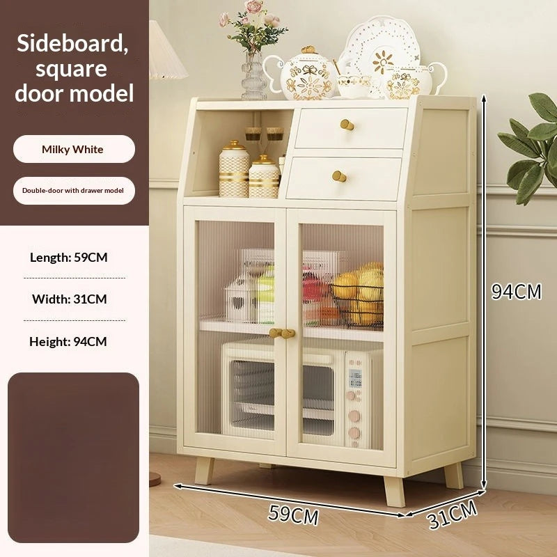 Meuble de rangement étroit en bois -