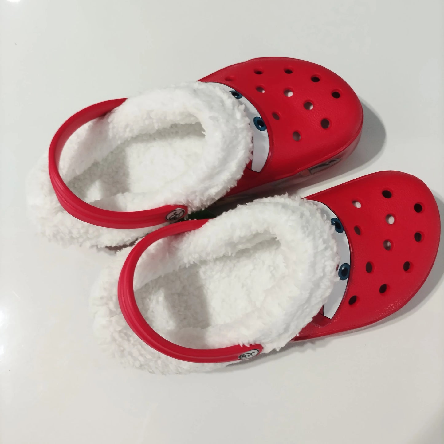 Crocs cars 95 McQueen avec jibbitz et fourrure interne -