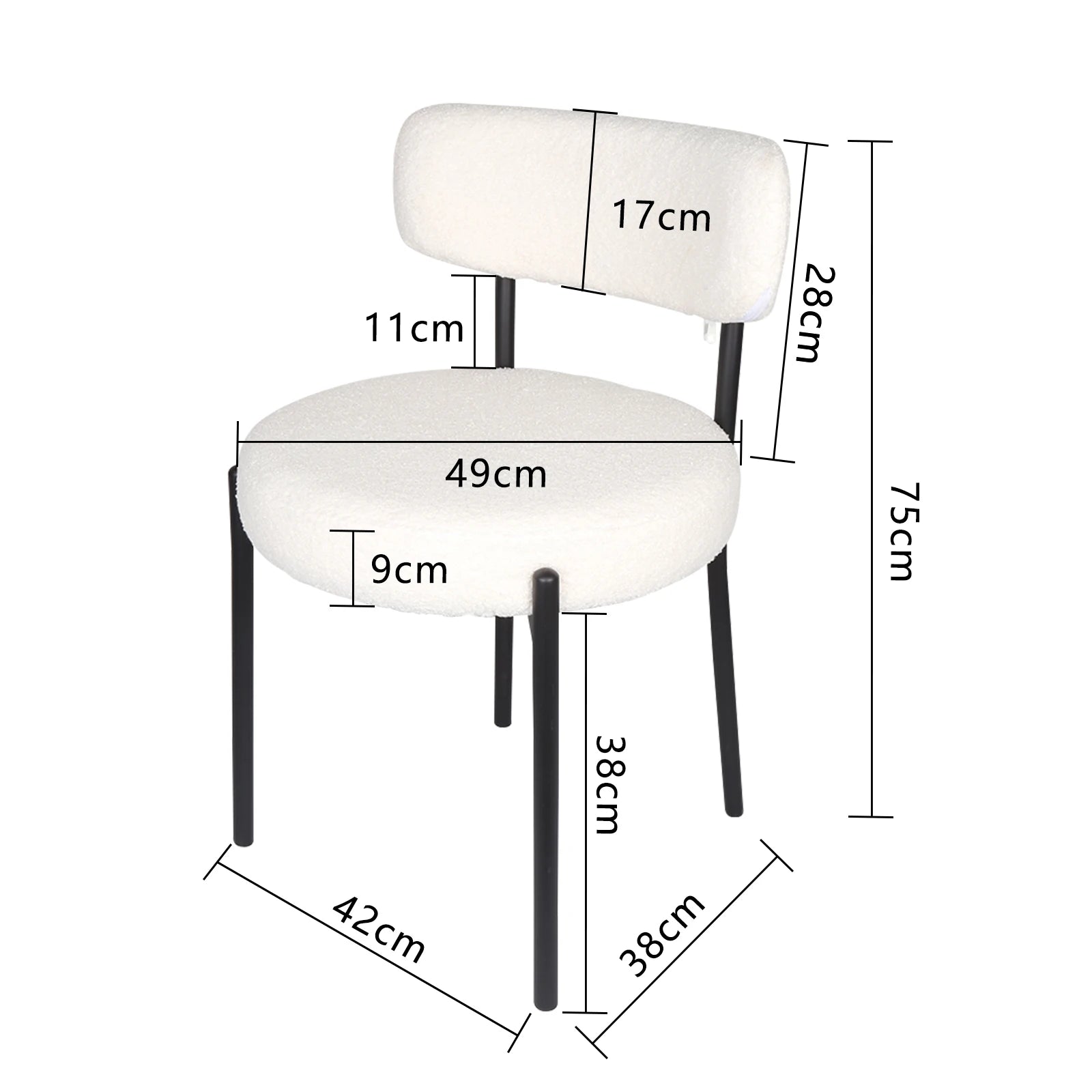 Chaise salle a manger 2 ensembles doux -