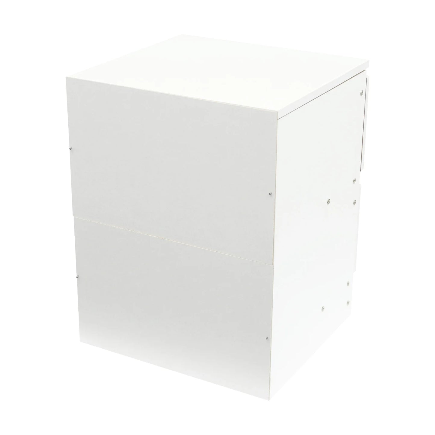 Table de chevet bois massif avec petite commode à 2 tiroirs -