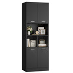 Meuble de rangement pour chambre adulte ou salon 180.5x60x40cm - Noir Meuble de rangement