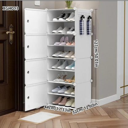 Meuble à chaussure avec porte de style armoire - G