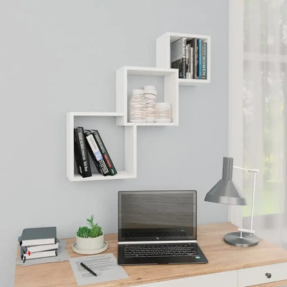étagère murale cube à 3 niveaux -